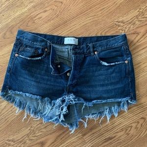 Free People Jean Shorts